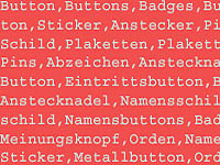 Textgrafik Bezeichnungen f&uuml;r Buttons
